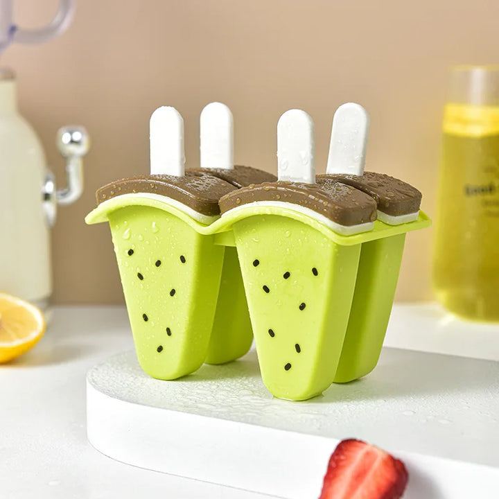Silicone Popsicle Mold with Cover
