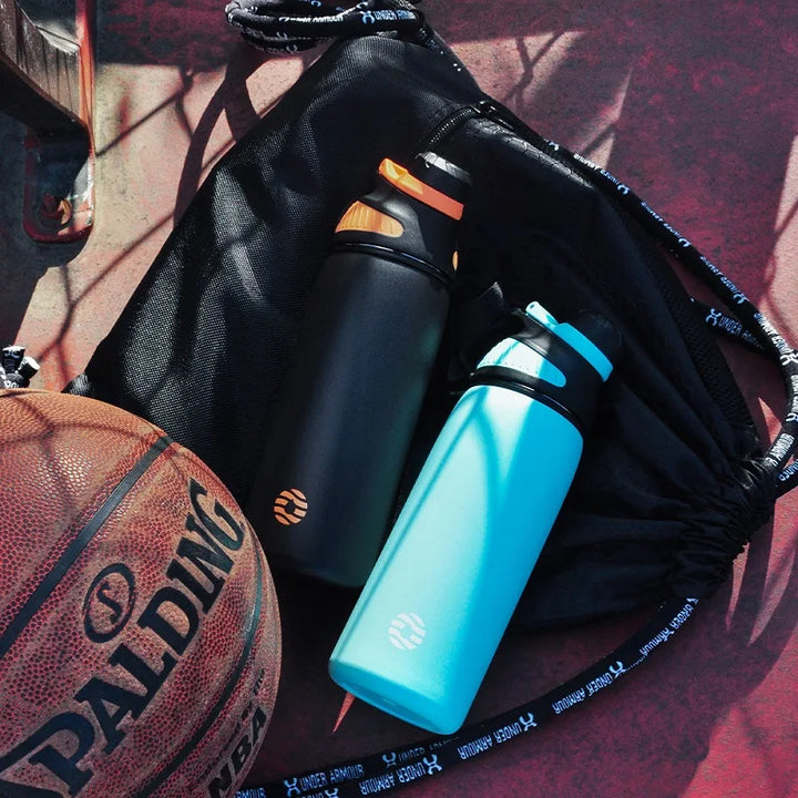 Stainless Steel Insulated Sport Bottle Magnetic Lid 1000ml