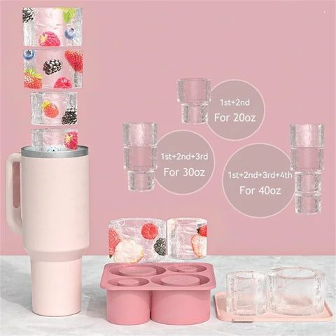 Large Ice Cube Tray Set