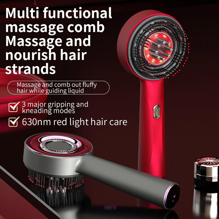 Electric Vibrating Scalp Massage Comb & Liquid Dispenser