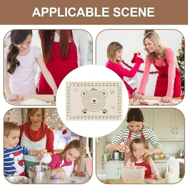 70x50cm Silicone Kneading & Baking Mat