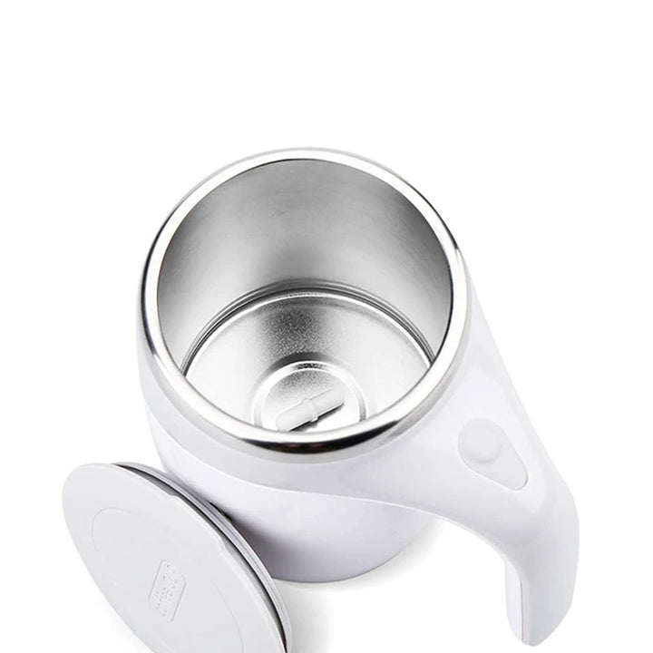 Rechargeable Portable Stainless Steel Self-Stirring Mug