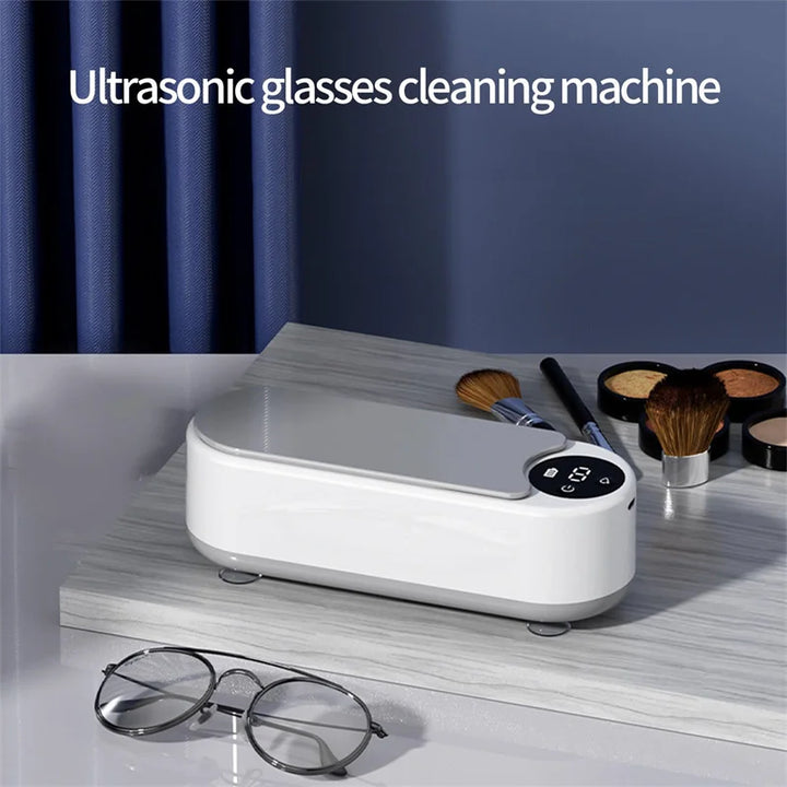 450ml Portable Ultrasonic Jewelry & Glasses Cleaner