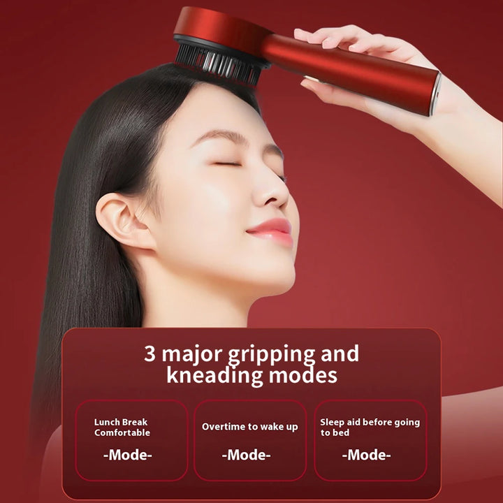 Electric Vibrating Scalp Massage Comb & Liquid Dispenser