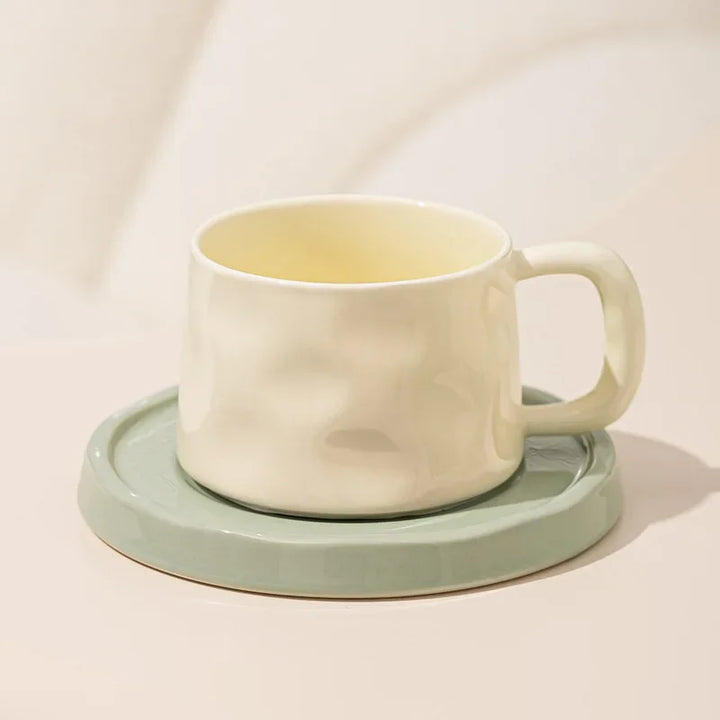 Ceramic Mug with Saucer