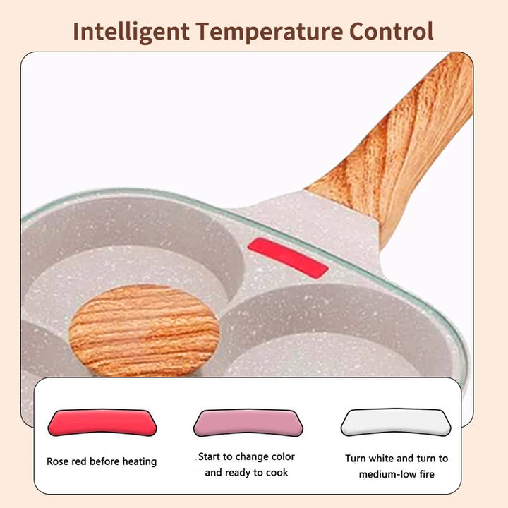 Cup Nonstick Egg Pancake Pan with Lid