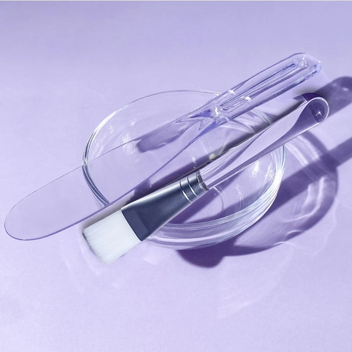 DIY Face Mask Mixing Kit - Bowl, Rod, Spoon, Brushes