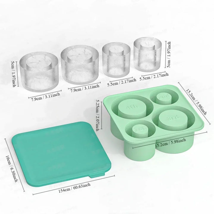 Large Ice Cube Tray Set