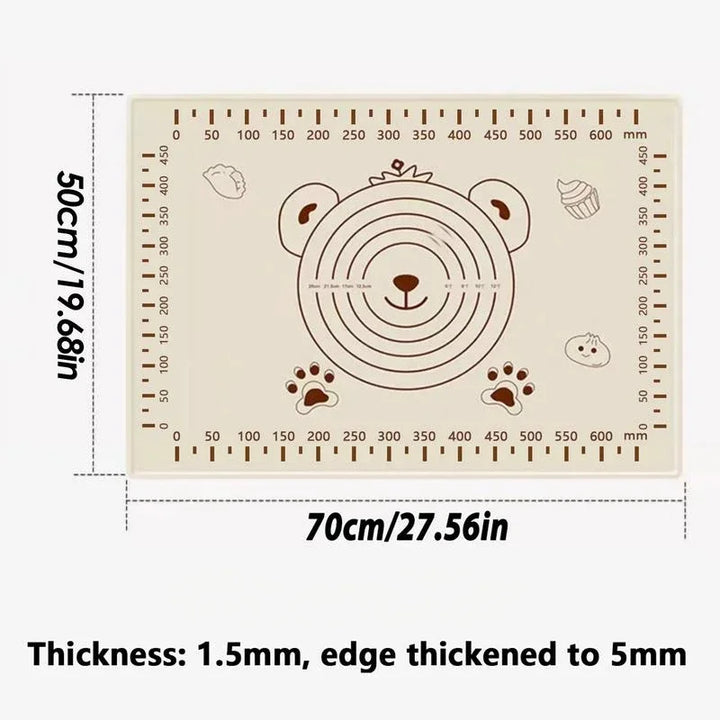 70x50cm Silicone Kneading & Baking Mat