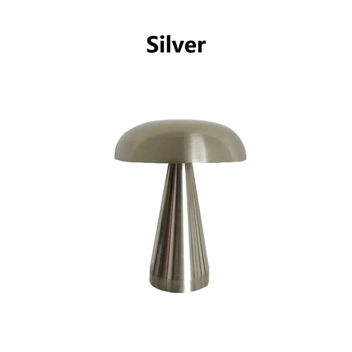 Mushroom LED Touch Dimmable Rechargeable Table Lamp