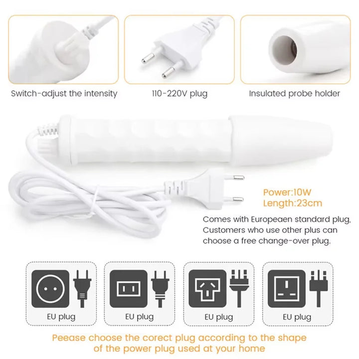 High Frequency Facial Device with 4 Electrodes