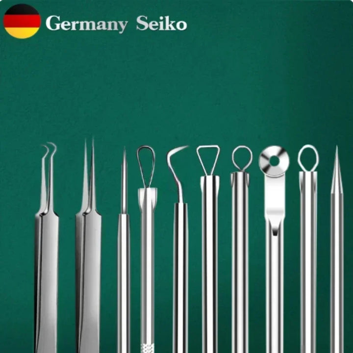 Stainless Steel Blackhead & Acne Extractor Set