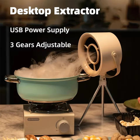 Portable USB Desktop Cooking Smoke Extractor