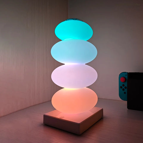 RGB LED Bedside Table Lamp Touch Control