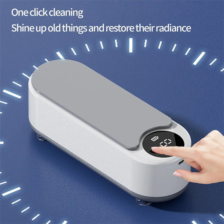 450ml Portable Ultrasonic Jewelry & Glasses Cleaner