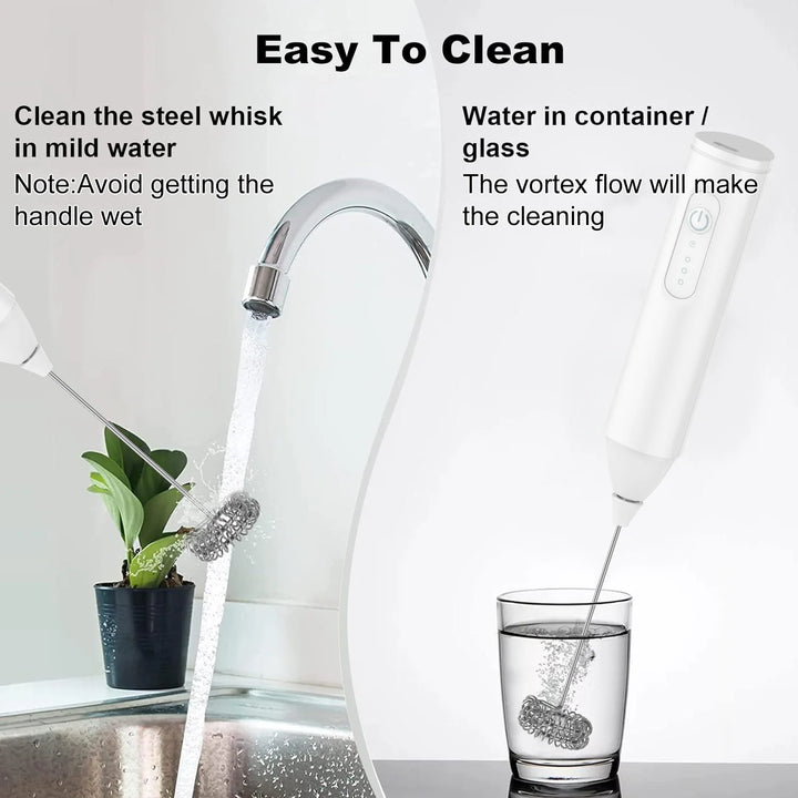 Mini USB Rechargeable Milk Frother