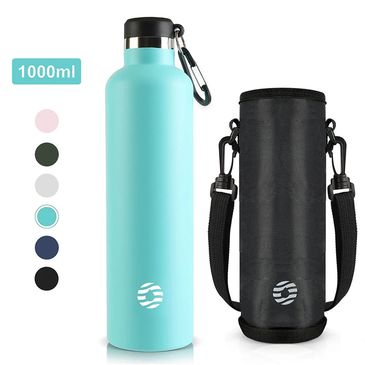 Stainless Steel Insulated Sports Bottle 750ml - 1000ml