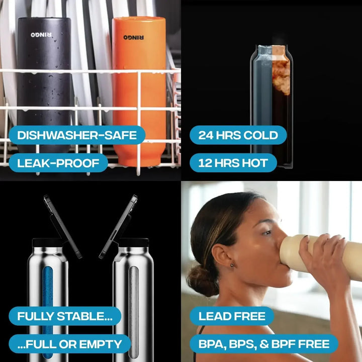 Magnetic Insulated Water Bottle