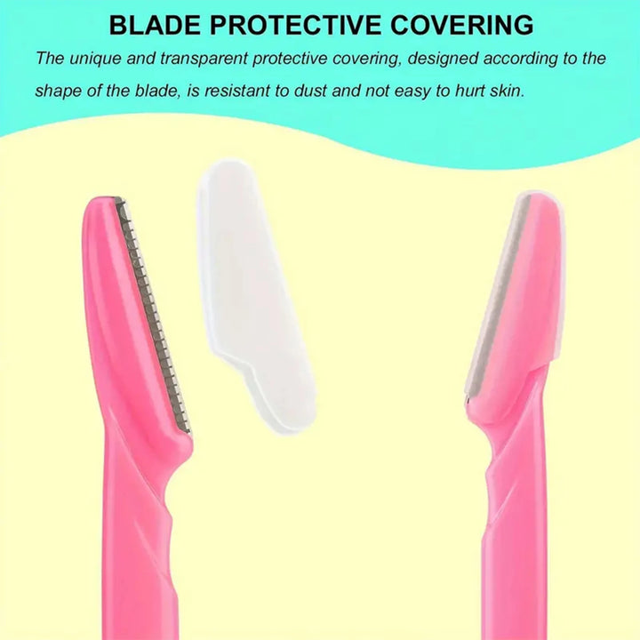 Eyebrow & Face Razor with Protective Cover