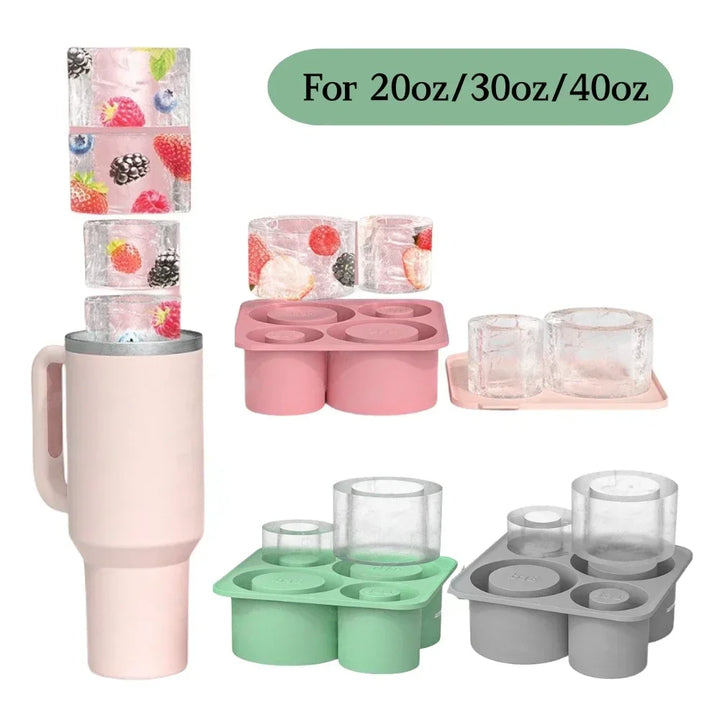 Large Ice Cube Tray Set