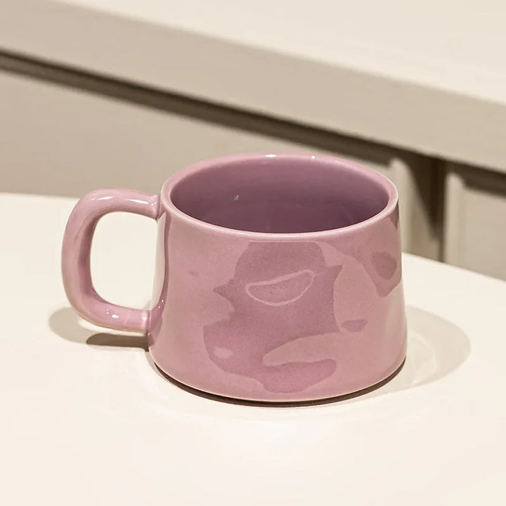 Ceramic Mug with Saucer