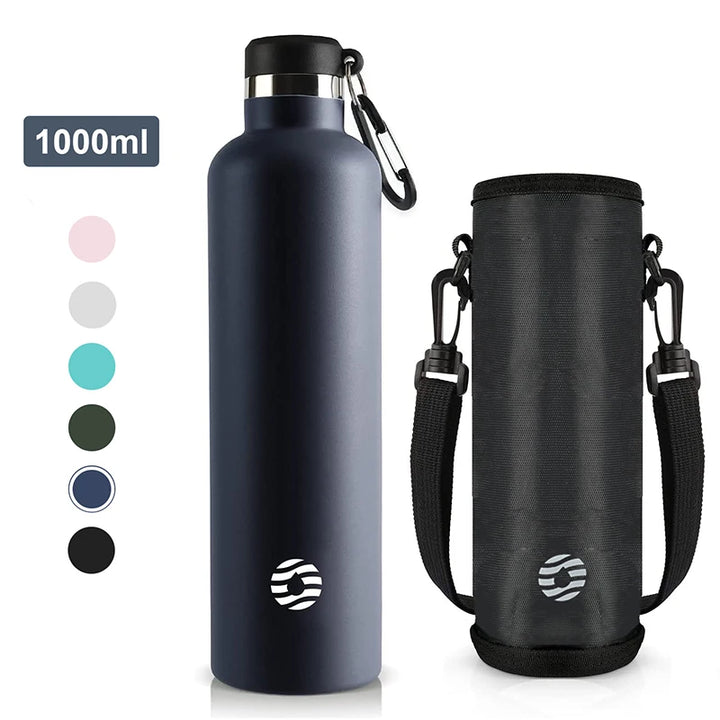 Stainless Steel Insulated Sports Bottle 750ml - 1000ml