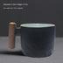70ml Ceramic Tea Mug with Wooden Handle & Filter