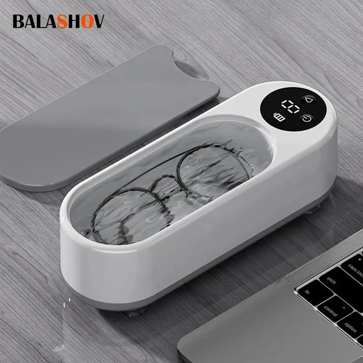450ml Portable Ultrasonic Jewelry & Glasses Cleaner