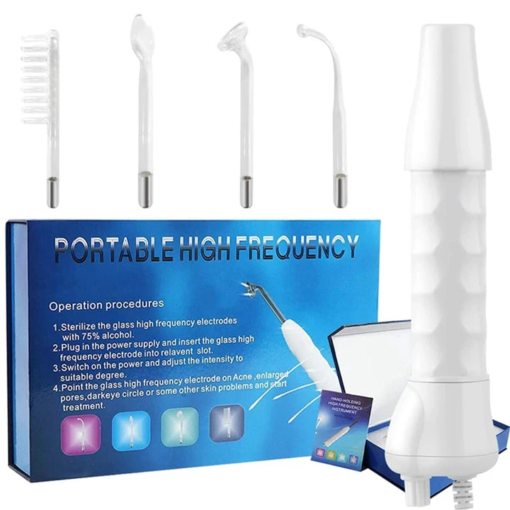 High Frequency Facial Device with 4 Electrodes