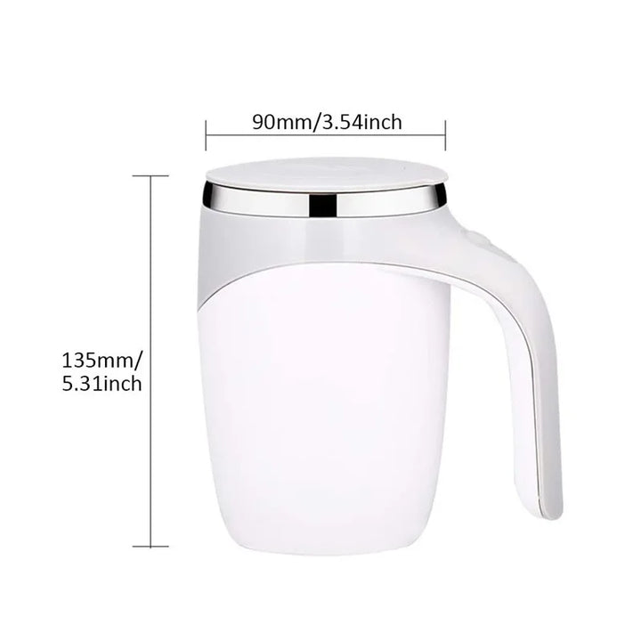 Rechargeable Portable Stainless Steel Self-Stirring Mug