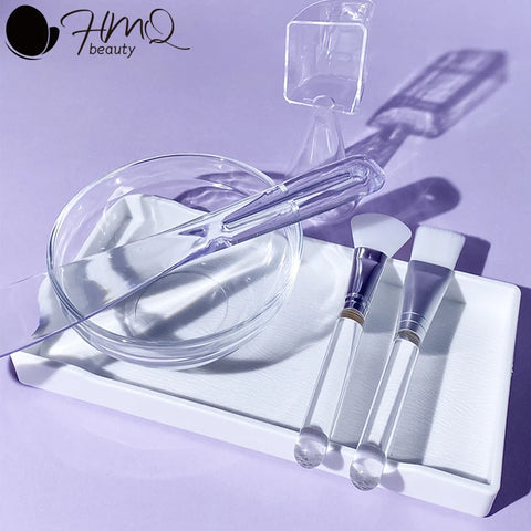 DIY Face Mask Mixing Kit - Bowl, Rod, Spoon, Brushes