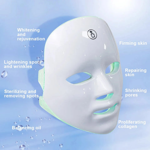 7 Colors LED Photon Therapy Facial Mask
