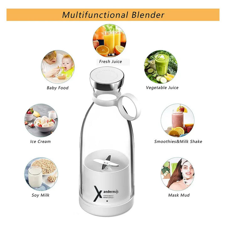Mini Portable Electric Blender Juicer