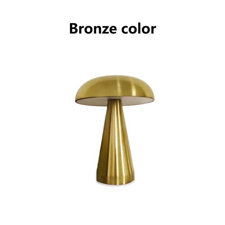 Mushroom LED Touch Dimmable Rechargeable Table Lamp