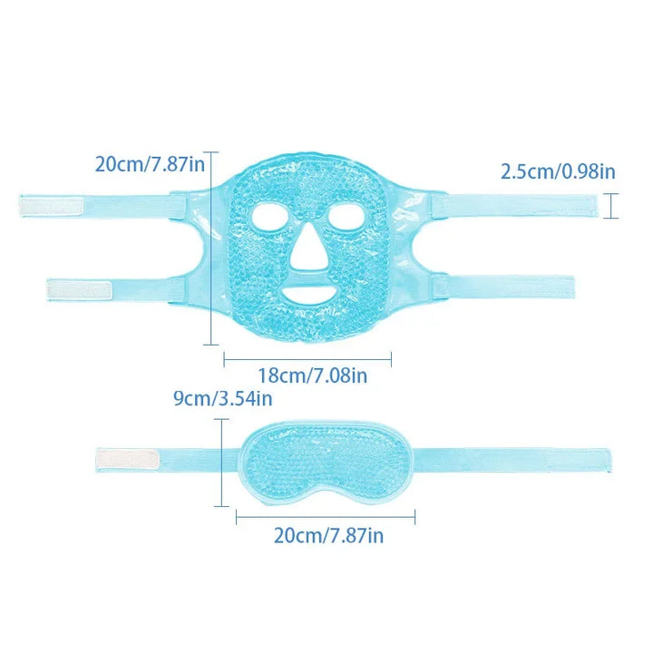 Reusable Hot Cold Gel Face & Eye Mask