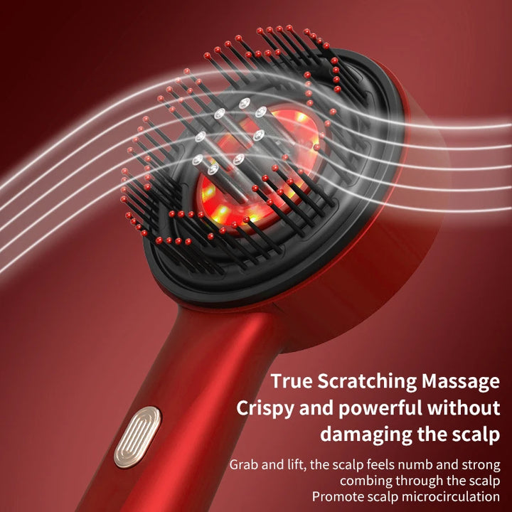 Electric Vibrating Scalp Massage Comb & Liquid Dispenser