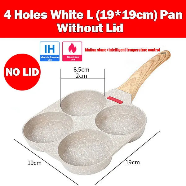 Cup Nonstick Egg Pancake Pan with Lid