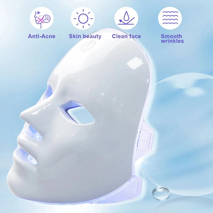 7 Colors LED Photon Therapy Facial Mask