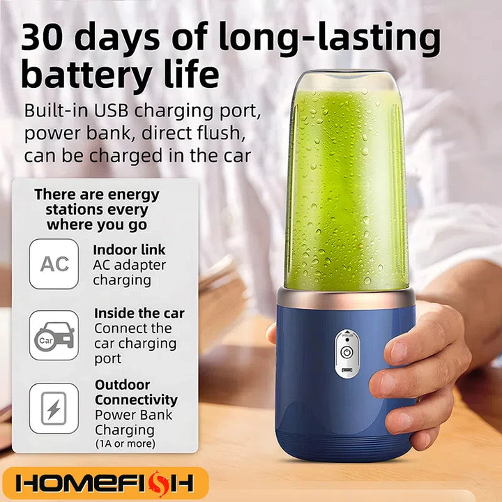 Portable 400ml USB Electric Juicer Blender