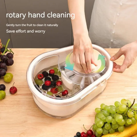Hand-Crank Salad Spinner & Vegetable Dryer